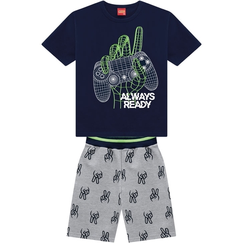 CONJUNTO MASCULINO AZUL MARINHO