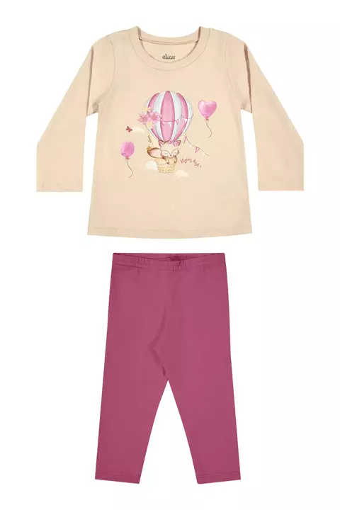 CONJUNTO FEMININO INFANTIL RAPOSINHA - comprar online