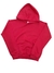 Blusão Básico Capuz Bolso Vermelho