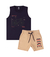 CONJUNTO MEIA MALHA/MOLETOM 2 CABOS / MARINHO