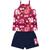 CONJUNTO FEMININO VERMELHO HUG - Emunah Kids