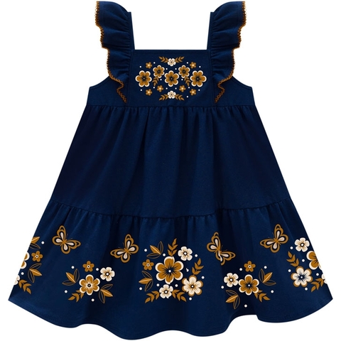 VESTIDO AZUL MARINHO