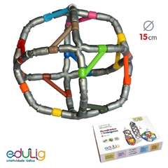 Quebra-cabeça Edulig Puzzle 3D Quadrados e Triângulos