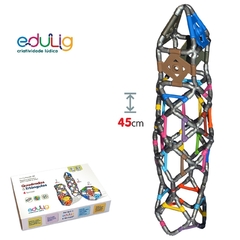 Quebra-cabeça Edulig Puzzle 3D Quadrados e Triângulos - comprar online