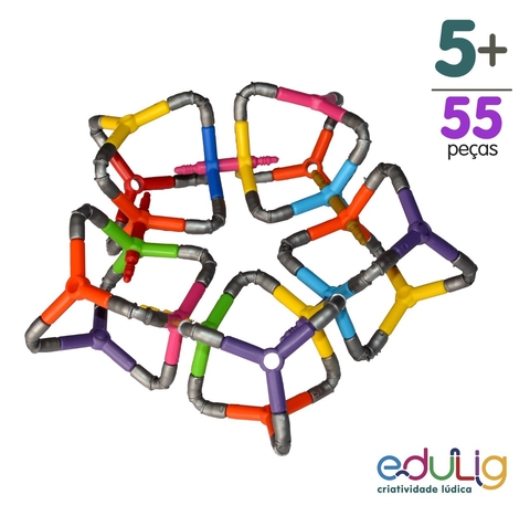 Quebra-cabeça Edulig Puzzle 3D Estrelinhas