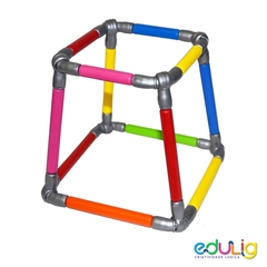Quebra-cabeça Edulig Puzzle 3D Criativo Poliedros