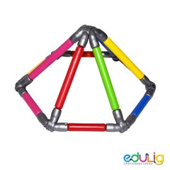 Quebra-cabeça Edulig Puzzle 3D Criativo Poliedros - loja online