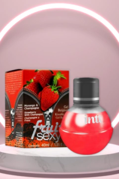 Calda Beijável Sabor Morango & Champagne 40ml Intt