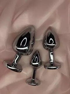 PLUG ANAL JOIA - M - AÇO CIRÚRGICO - Naia Moda Intima
