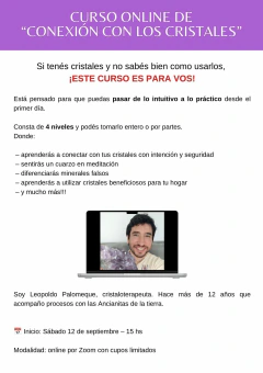 CURSO ONLINE "DESCUBRIENDO LA CONEXIÓN CRISTALINA"
