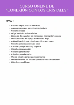 CURSO ONLINE "DESCUBRIENDO LA CONEXIÓN CRISTALINA" - Tienda.CaminoCristal