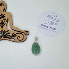 DIJE GOTA CHICA CUARZO VERDE
