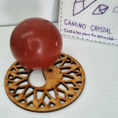 ESFERA GRANDE DE JASPE ROJO