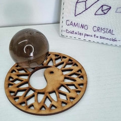 ESFERA DE CUARZO AHUMADO