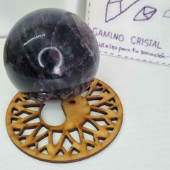 ESFERA XL DE FLUORITA ARCOÍRIS - comprar online