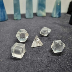 SÓLIDOS PLATÓNICOS CUARZO CRISTAL