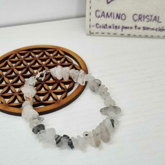 PULSERA CUARZO TURMALINADO - comprar online