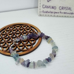 PULSERA FLUORITA ARCOÍRIS - comprar online
