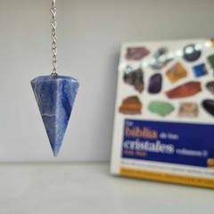 PÉNDULO DE CUARZO AZUL