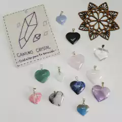 DIJE CORAZÓN DE ÓNIX CIELO - comprar online