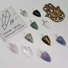 DIJE GARRITA DE CUARZO ROSA - comprar online