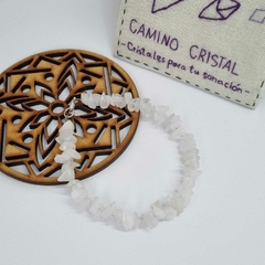 Pulsera de cuarzo blanco en internet