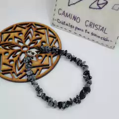 Pulsera de obsidiana copo de nieve en internet