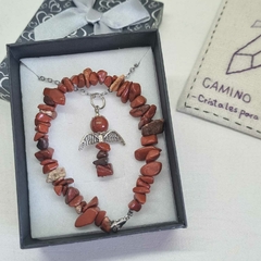 CONJUNTO ANGELITO JASPE ROJO