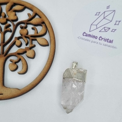 DIJE DE PUNTA DE CUARZO CRISTAL - comprar online