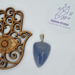 DIJE GARRITA DE CUARZO AZUL