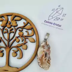 DIJE DE GEODA DE ÁGATA - Tienda.CaminoCristal