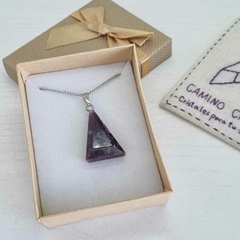 BOX COLLAR DE LEPIDOLITA - comprar online
