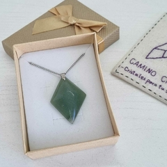 BOX COLLAR DE CUARZO VERDE - comprar online