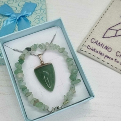 CONJUNTO GARRITA CUARZO VERDE