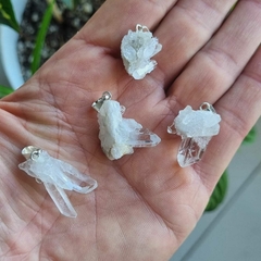 DIJE DRUSA DE CUARZO CRISTAL - tienda online