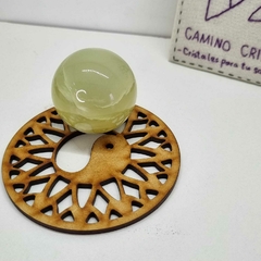 ESFERA CHICA DE ÓNIX VERDE