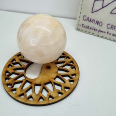 ESFERA GRANDE DE ÓNIX BLANCO