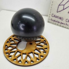 ESFERA GRANDE DE OBSIDIANA NEGRA