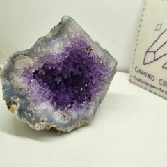 GEODA DE AMATISTA TAMAÑO GRANDE - comprar online