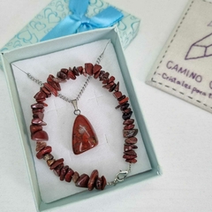 CONJUNTO JASPE ROJO