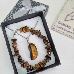 CONJUNTO OJO DE TIGRE