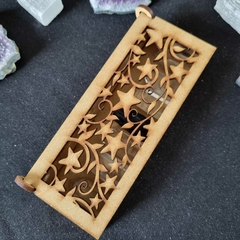 PREMIUM!!! 3.6 a 3.8 CM DE ALTURA. SET DE 6 CRISTALES + TURMALINA NEGRA DE REGALO + COFRE DE MADERA DE REGALO - Tienda.CaminoCristal