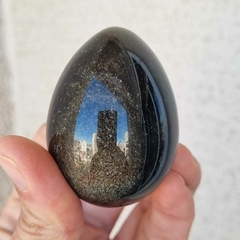 HUEVO DE OBSIDIANA DORADA - comprar online
