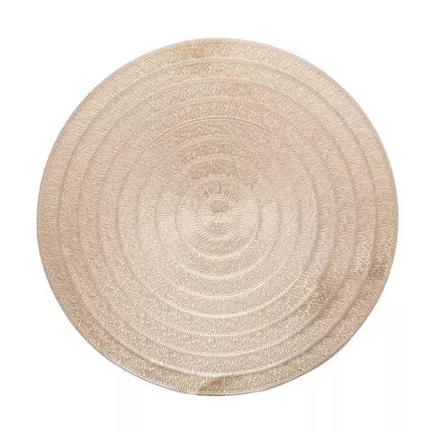 Lugar Americano de Plástico Espiral Dourado - Lyor