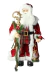 Papai Noel em Pé - Vermelho / Xadrez - 30cm