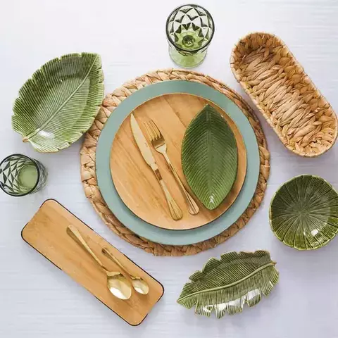 Faqueiro Inox Positano Dourado 24 Peças - Lyor