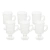 Cj 6 Taças Vidro Sodo-Cálcico p/cappuccino c/pé 114ml - LYOR - loja online