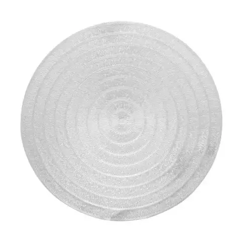 Lugar Americano de Plástico Espiral Prateado - LYOR-COLISEU