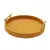 Destaque Bandeja Decorativa Redonda Coral 37cm Espressione