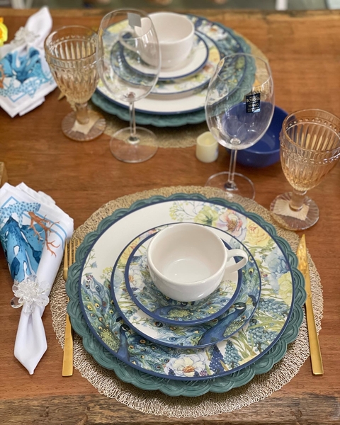 SOUSPLAT DE PLASTICO MERIDA AZUL 33CM